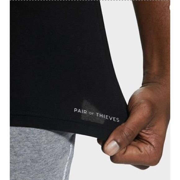 MEN'S PAIR OF THIEVES TANK UNDERSHIRTS BLACK Sz S 34-36  2pk. NWT. E - Picture 6 of 6